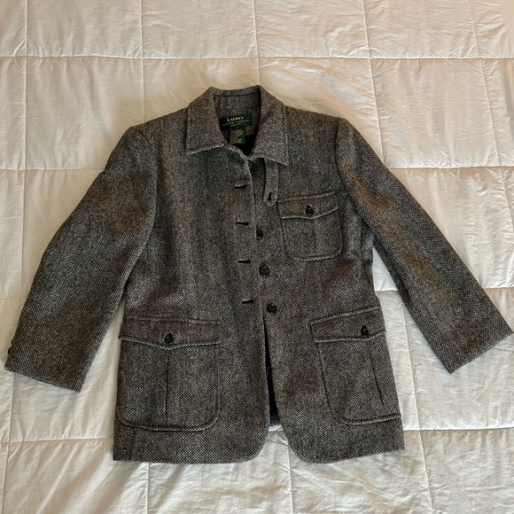 RL NEW Tweed Button Up Coat - Picture 2 of 10